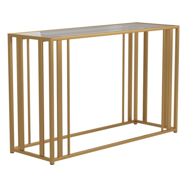 Coaster Adri Eastbrook Matte Brass Metal Frame Sofa Table