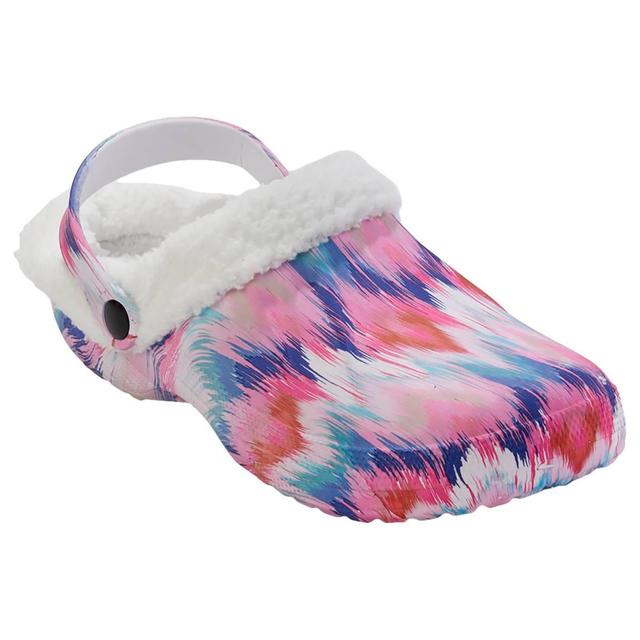 Womens Ella & Joy Abstract Lined Clogs