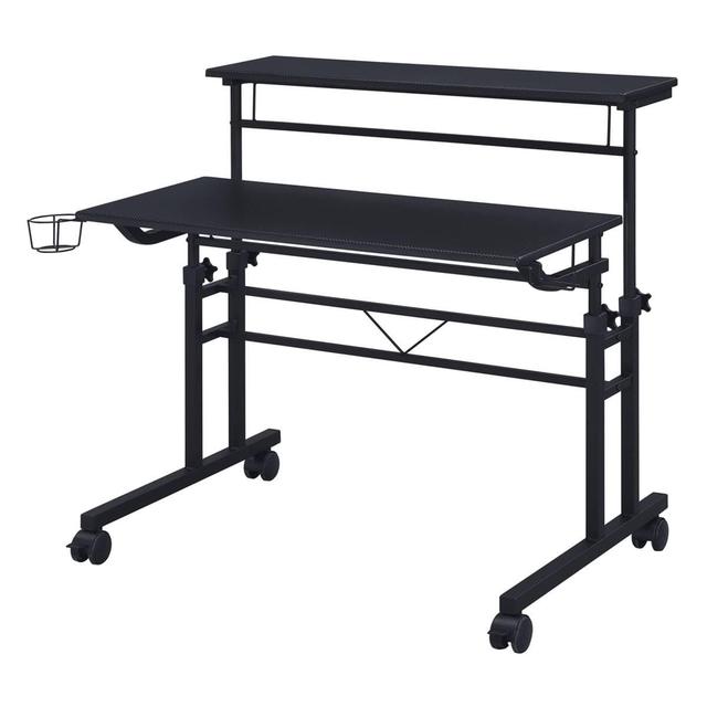 Techni Mobili Rolling Writing Desk w/ Height Adjustable Desktop