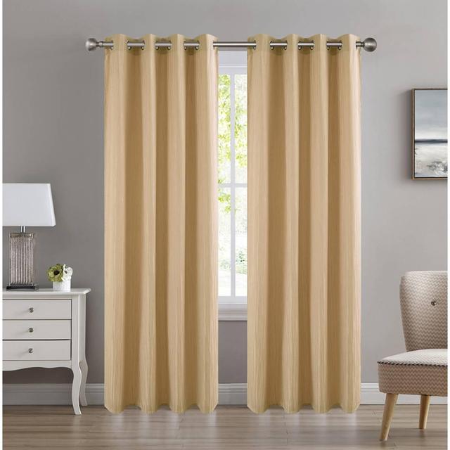 Jacquard Panel Grommet Curtain