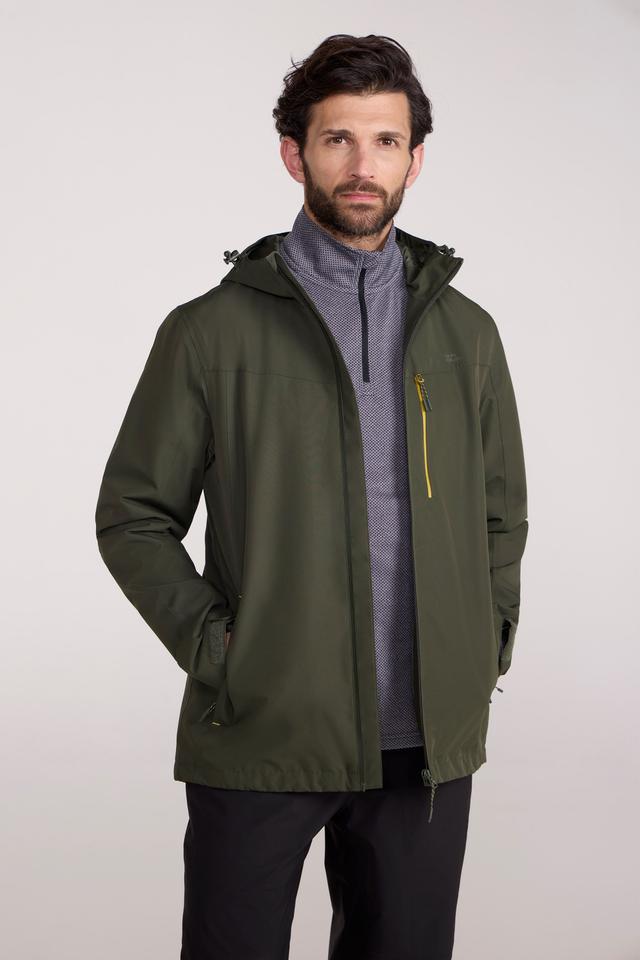 Brisk Extreme Mens Waterproof Jacket - Green