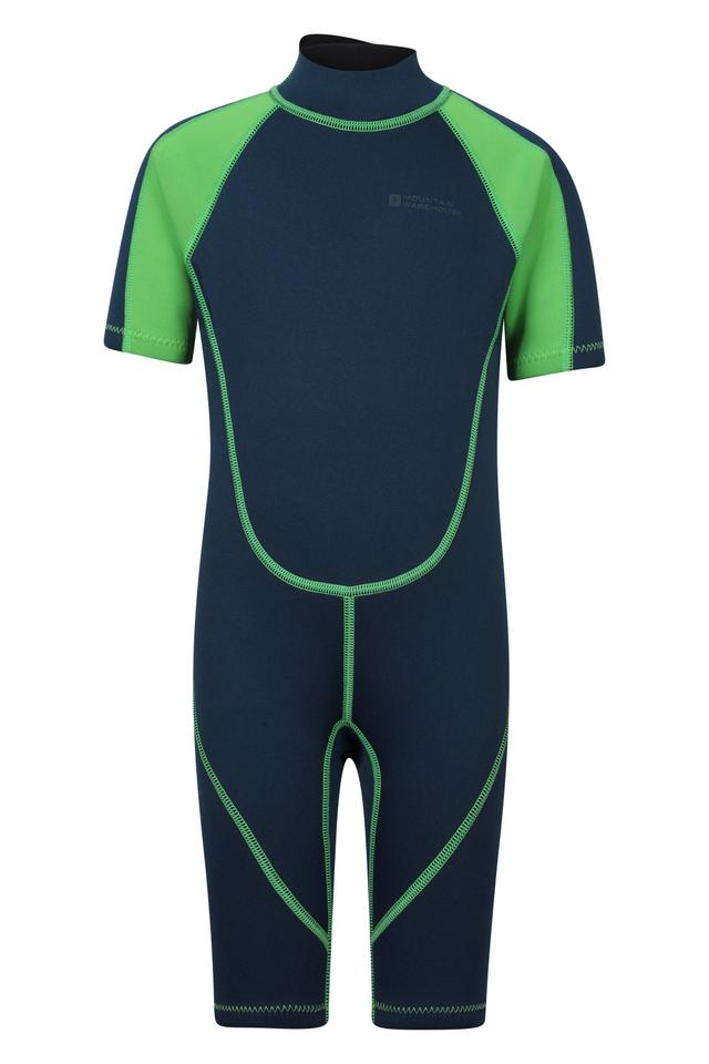 Kids Shorty 2. 5/2mm Wetsuit - Green