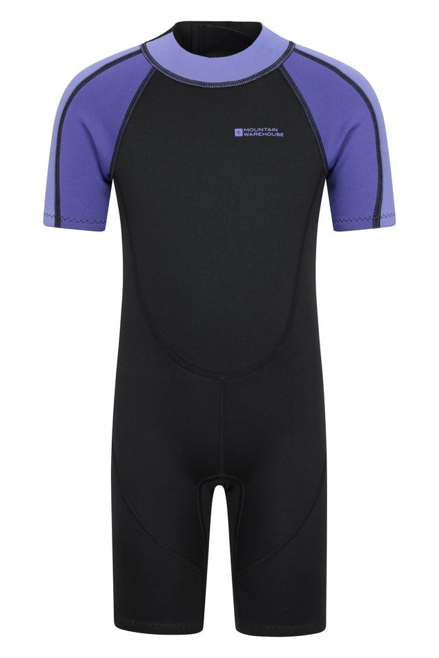 Kids Shorty 2. 5/2mm Wetsuit - Purple
