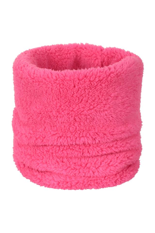 Kids Sherpa Fleece Thermal Neck Gaiter - Pink
