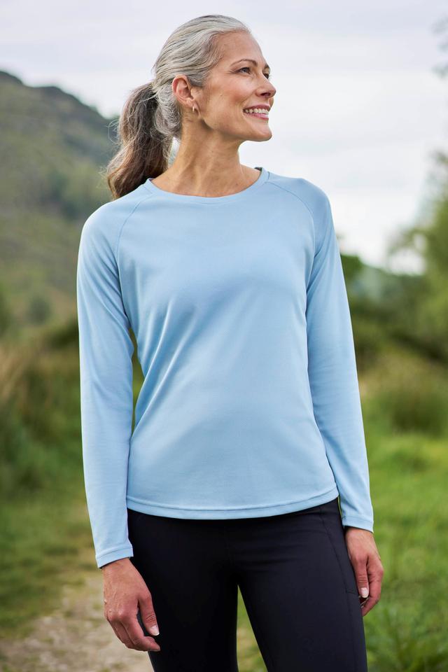 Endurance Womens Long Sleeve Top - Blue