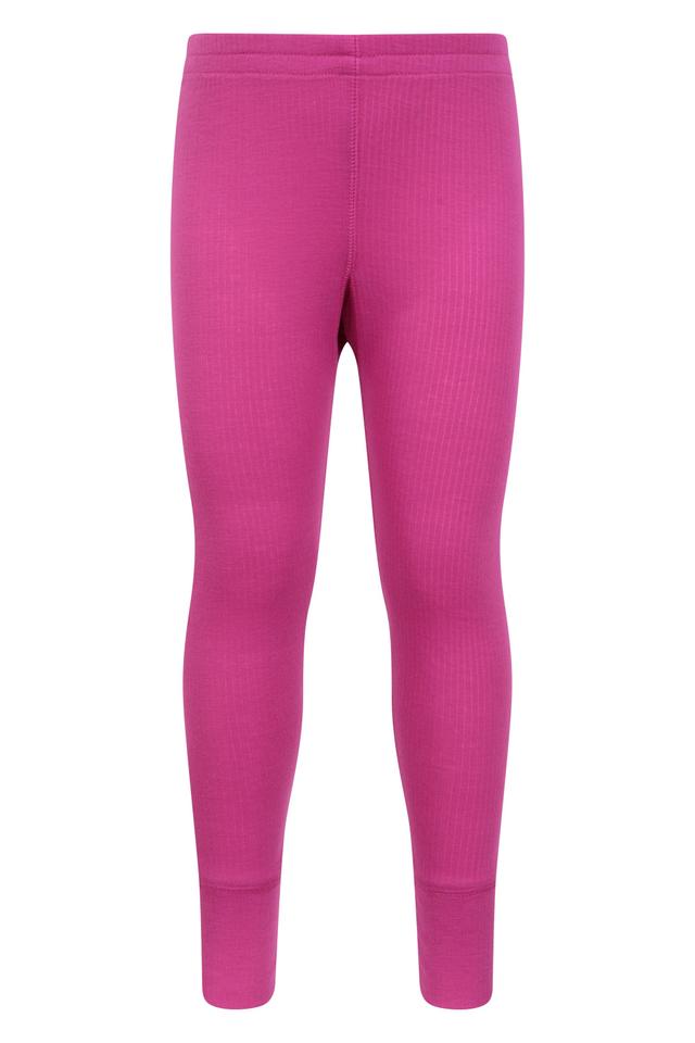 Talus Kids Base Layer Thermal Pants - Pink