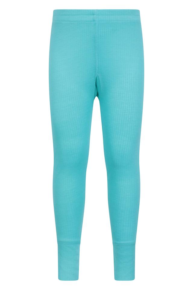 Talus Kids Base Layer Thermal Pants - Teal