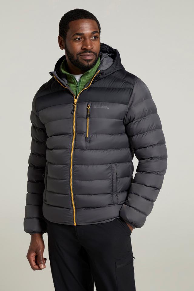 Link Mens Puffer Jacket - Grey