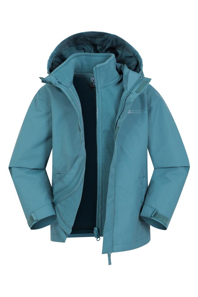 Fell Kids Water-Resistant 3 In 1 Jacket - Teal