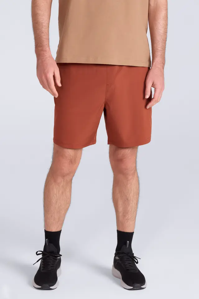 Hurdle Mens Running Shorts - Orange