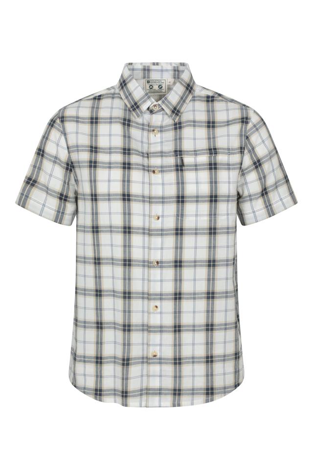 Holiday Mens Short Sleeve Shirt - Off White