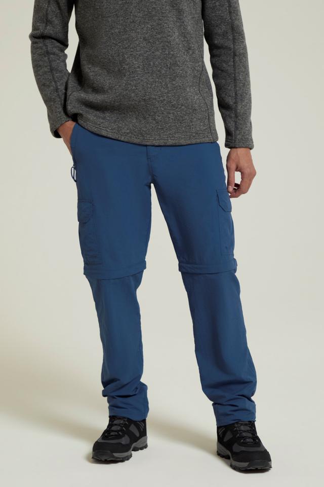 Explore Mens Zip Off Pants - Blue