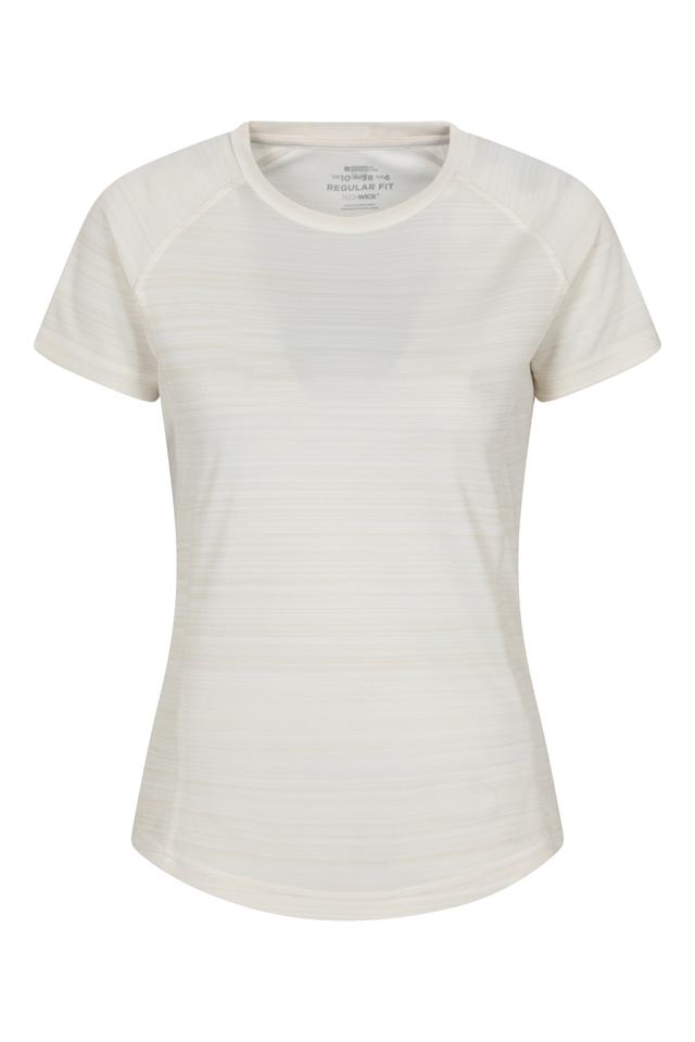 Endurance Striped Womens Tee - White