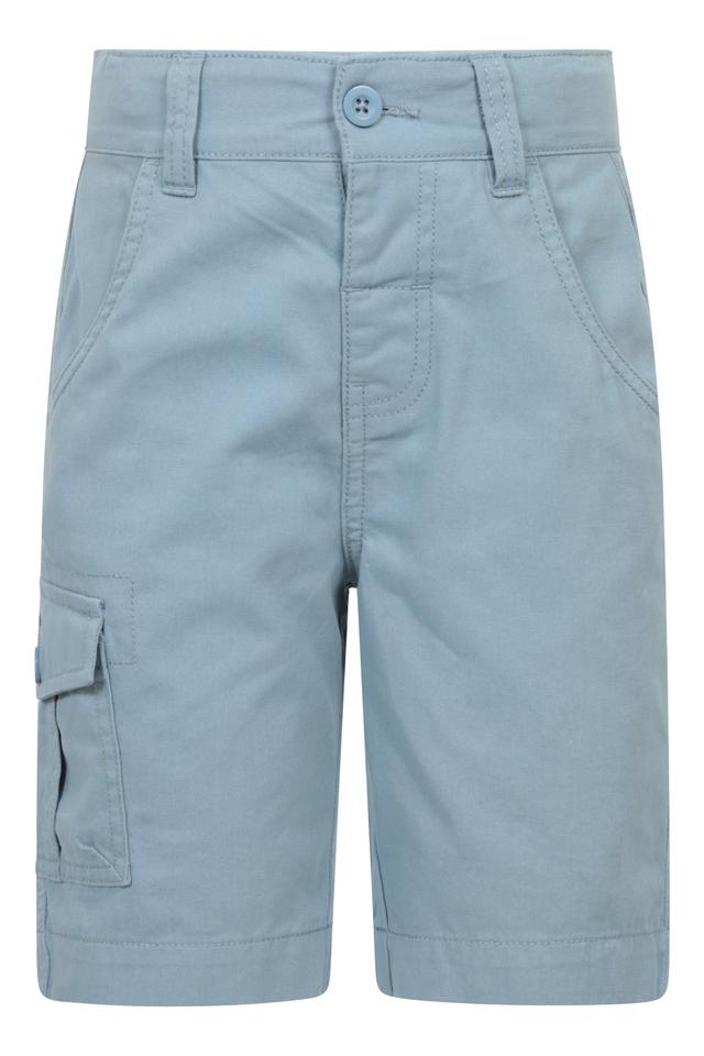 Kids Cargo Shorts - Light Blue
