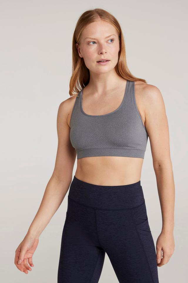 Womens Anti-chafe Seamless Bra - Grey
