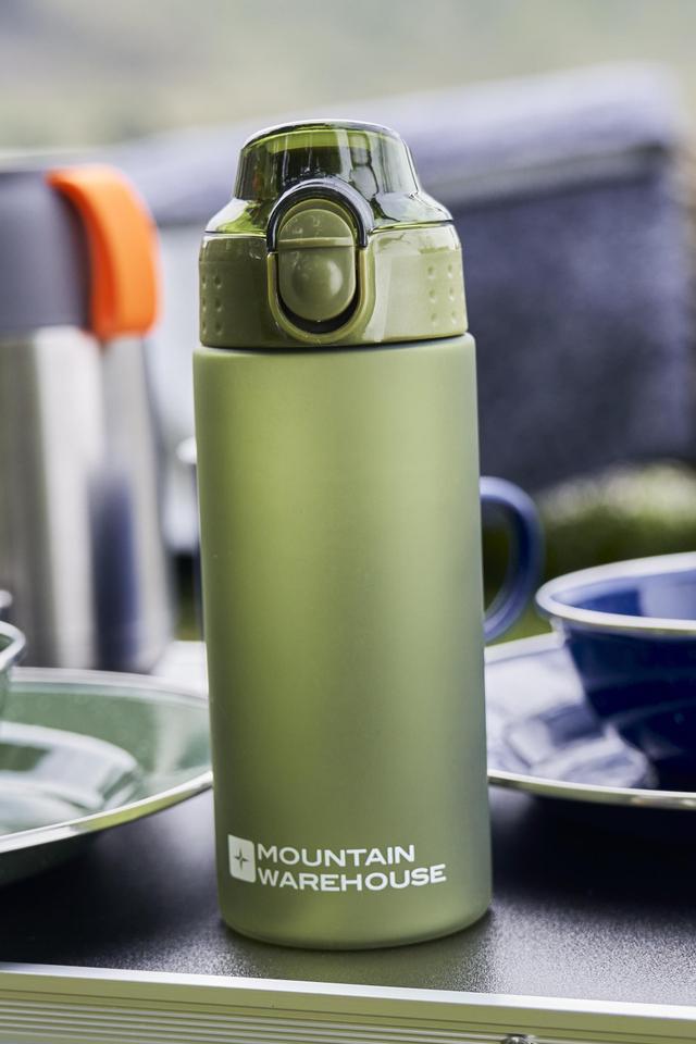 BPA Free Push Lid Water Bottle - 500ml - Green