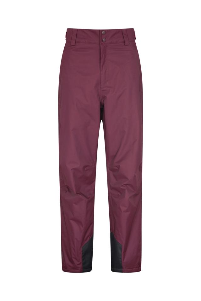 Gravity Mens Waterproof Ski Pants - Short Length - Burgundy