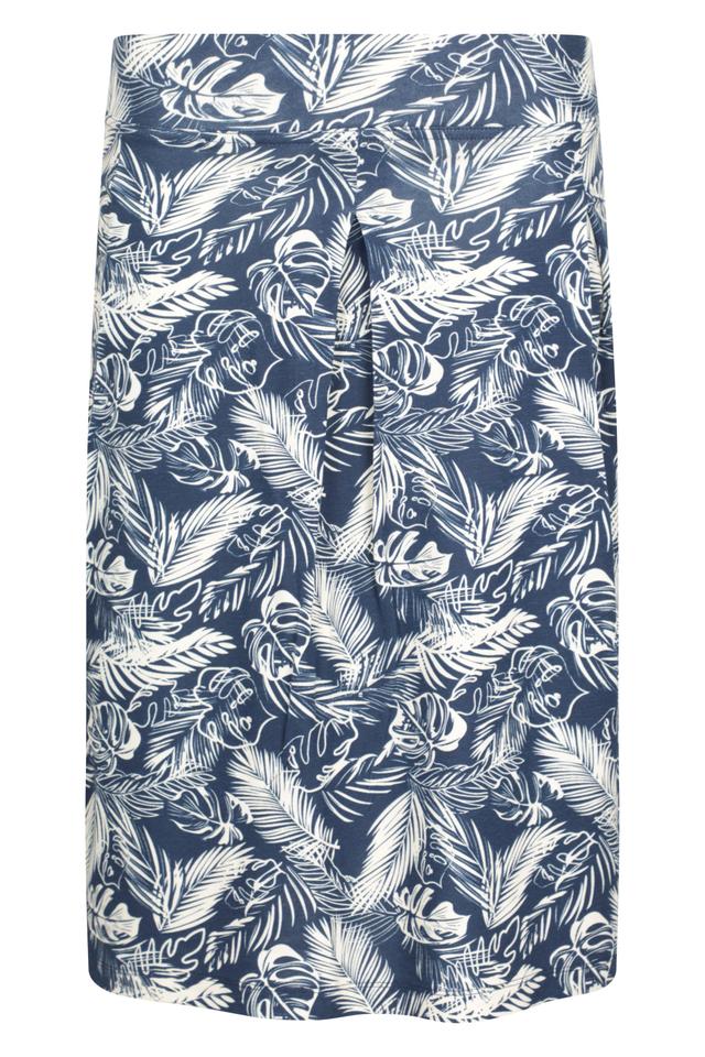 Waterfront Womens Jersey Skirt - Navy