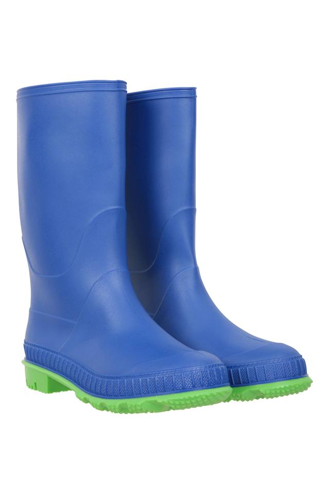 Plain Kids Rain Boots - Blue