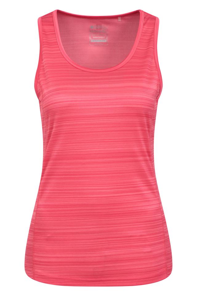 Endurance Striped Womens Vest - Pink