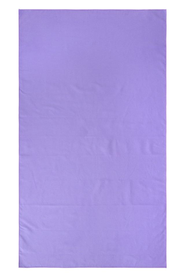Giant Ribbed Towel - 150 x 85cm - Purple