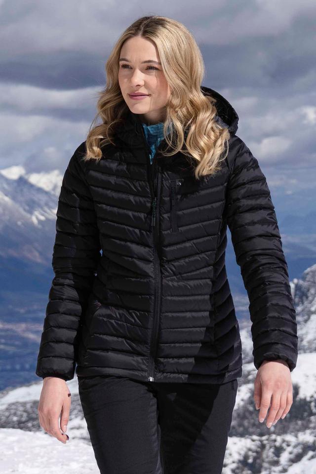 Skyline Extreme Womens Hydrophobic Down Jacket - Black
