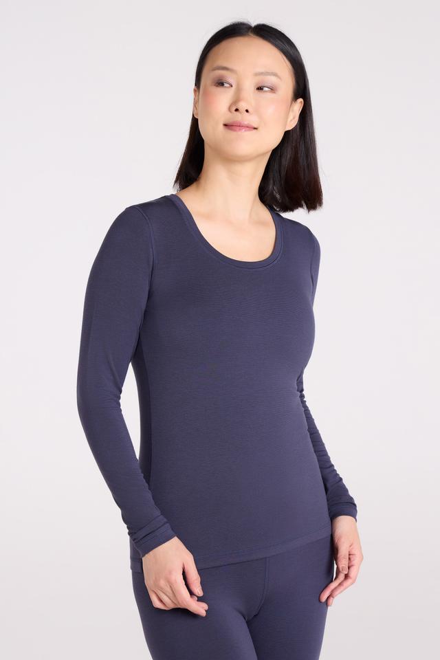 Keep The Heat Womens Thermal Top - Navy