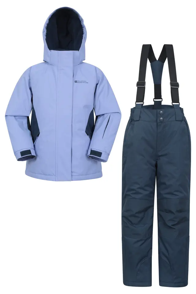 Kids Ski Jacket and Pant Set - Purple