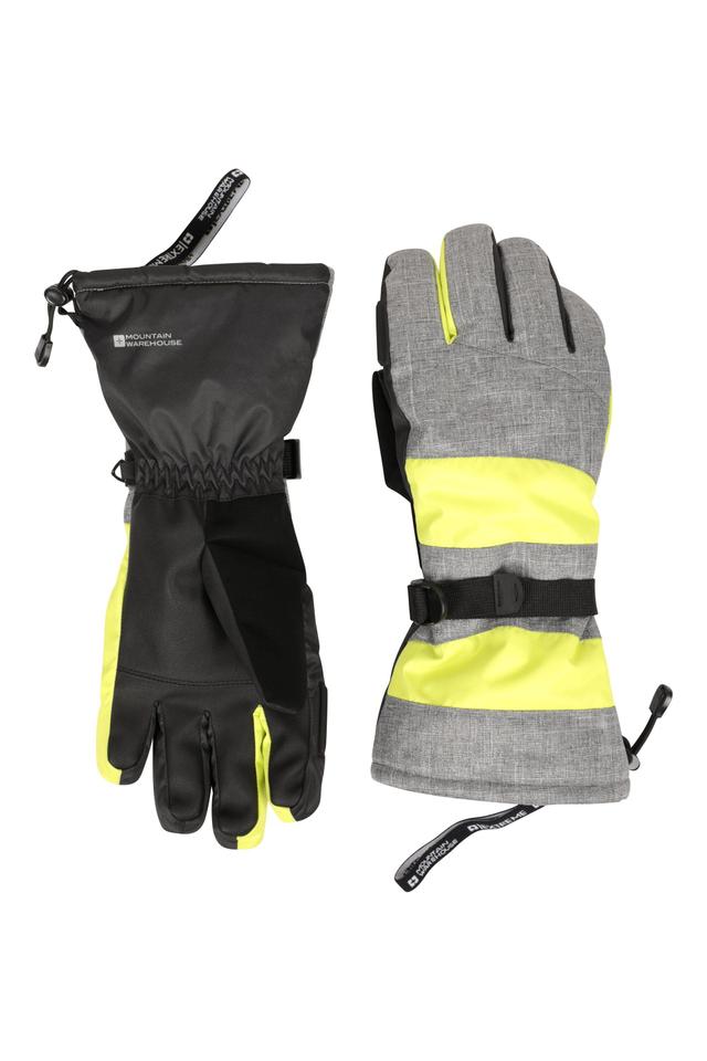 Summit Extreme Mens Ski Gloves - Yellow