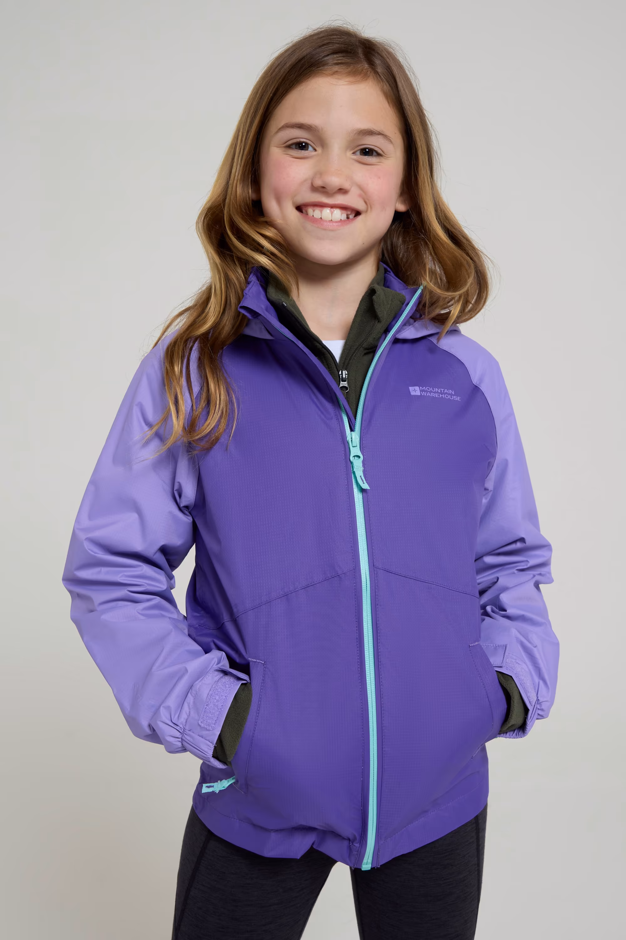 Torrent II Kids Waterproof Jacket - Purple