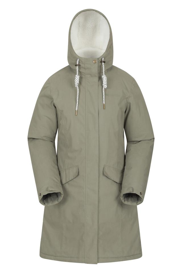 Oak Womens Waterproof Insulated Parka - Green