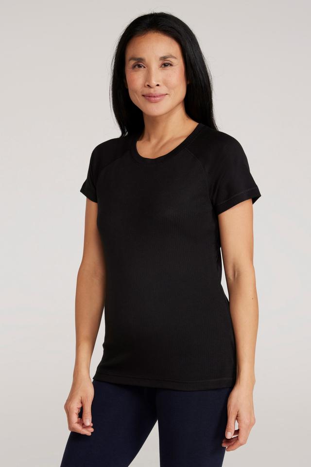 Talus Womens Thermal Tee - Black