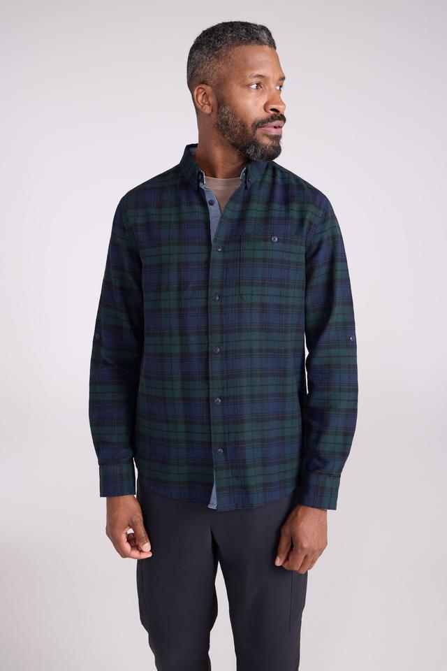 Driftwood Check Mens Shirt - Blue