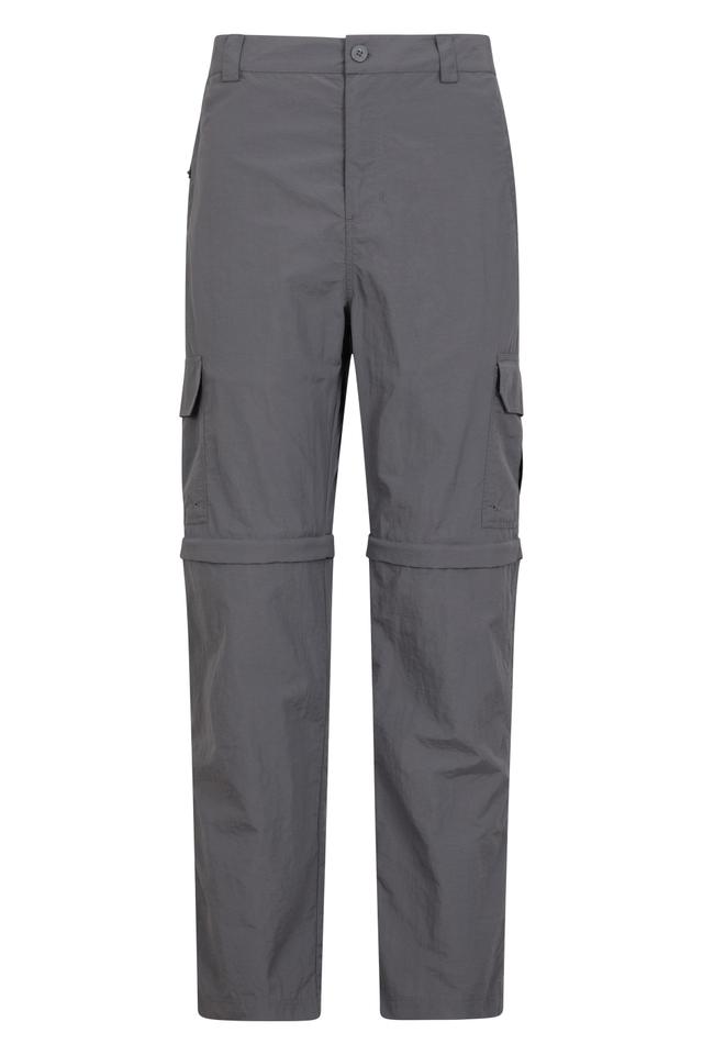 Explore Mens Zip-Off Pants - Long Length - Grey