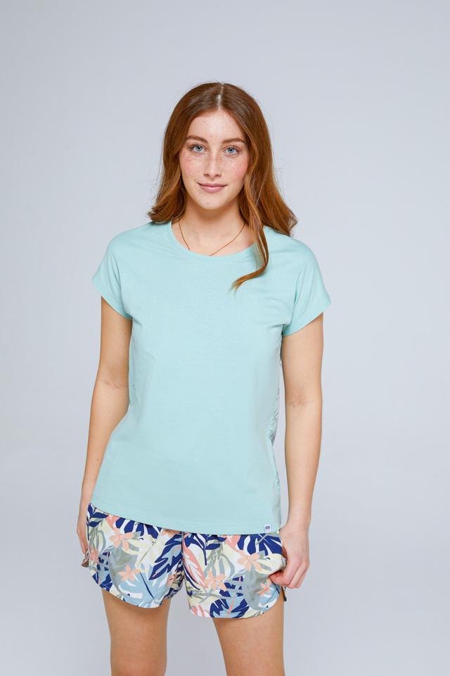 Summer Womens Printed T-shirt - Green