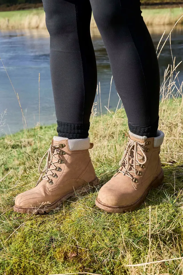 Vienna Womens Casual Waterproof Boots - Brown