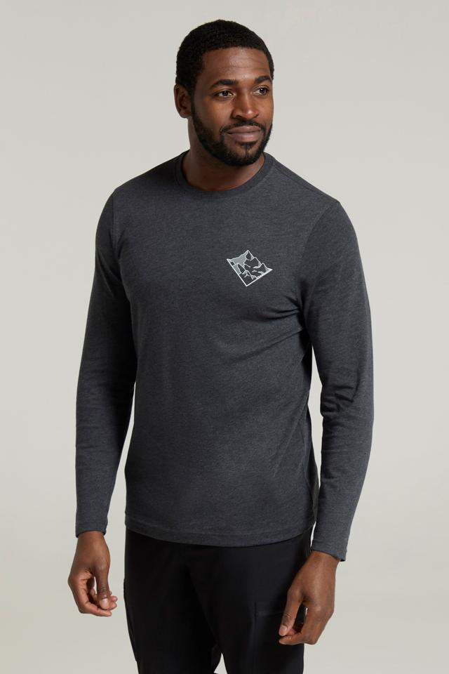 Mountain View Mens T-Shirt - Grey