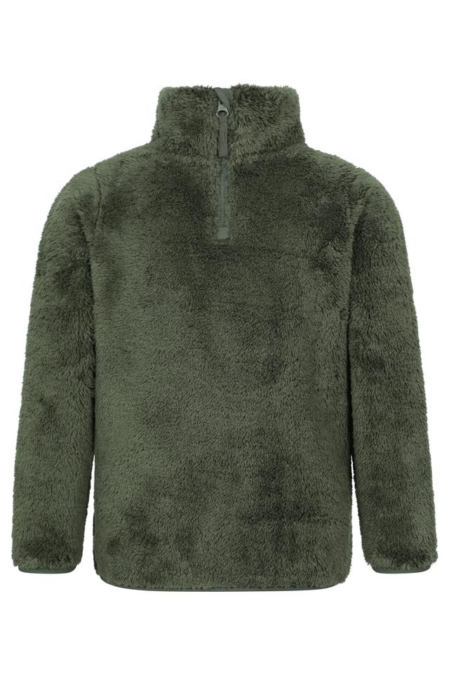 Teddy Kids Half-Zip Fleece - Green