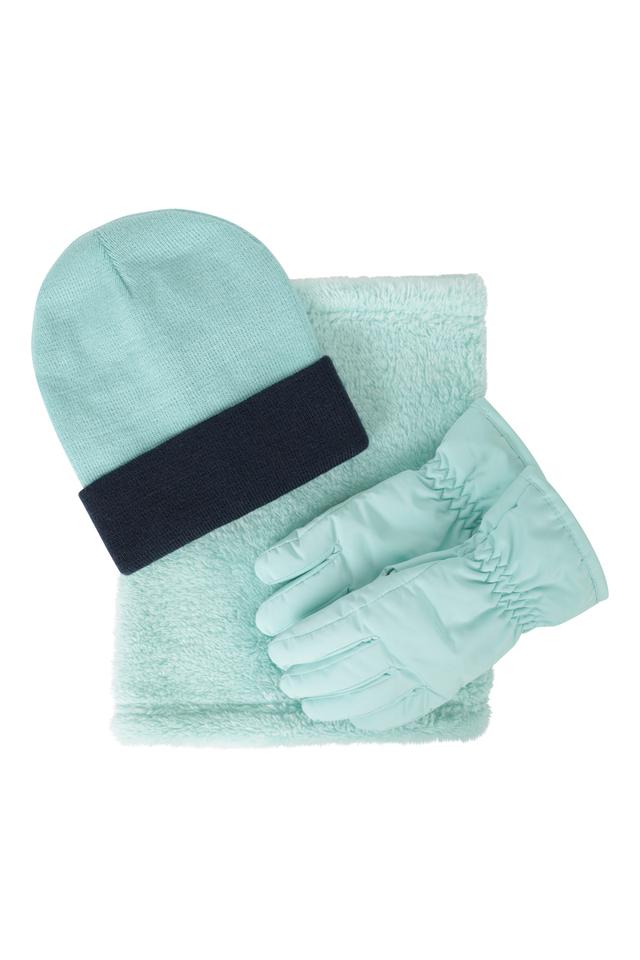 Kids Winter Accessories Set - Teal