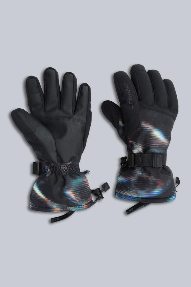 Iced Mens Snow Gloves - Orange