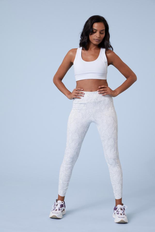 Velocity Printed Womens Legging - Grey