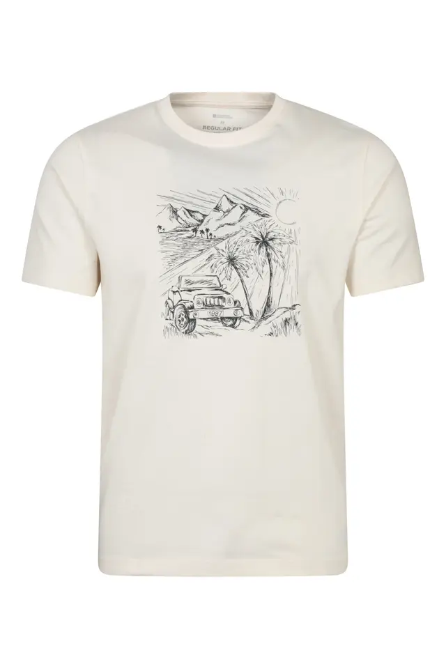 Ocean Drive Mens T-Shirt - Off White