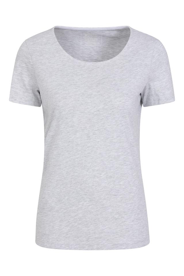 Eden Round Neck Womens T-Shirt - Grey