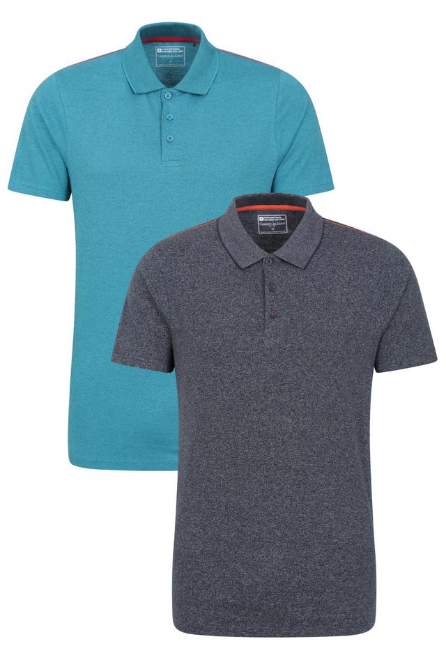 Cordyline Mens Polo 2-Pack - Light Blue