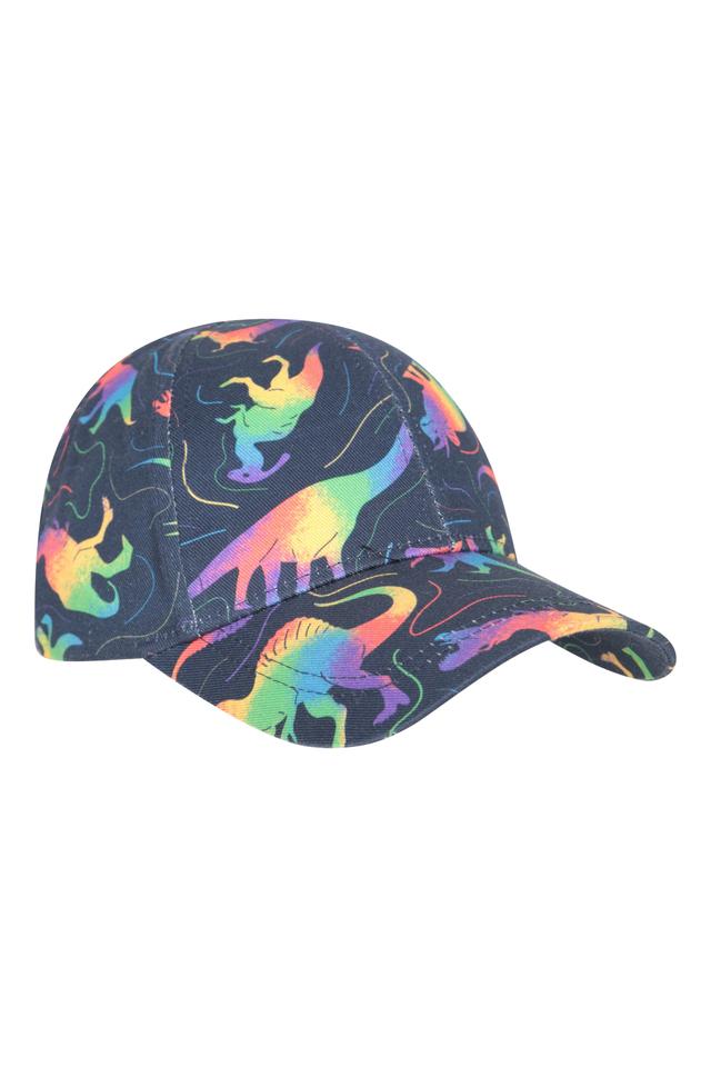 Glare Kids Printed Baseball Cap - Green