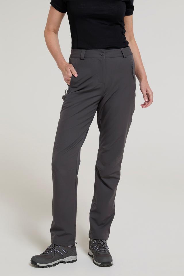 Arctic II Fleece Lined Stretch Womens Pants - Grey