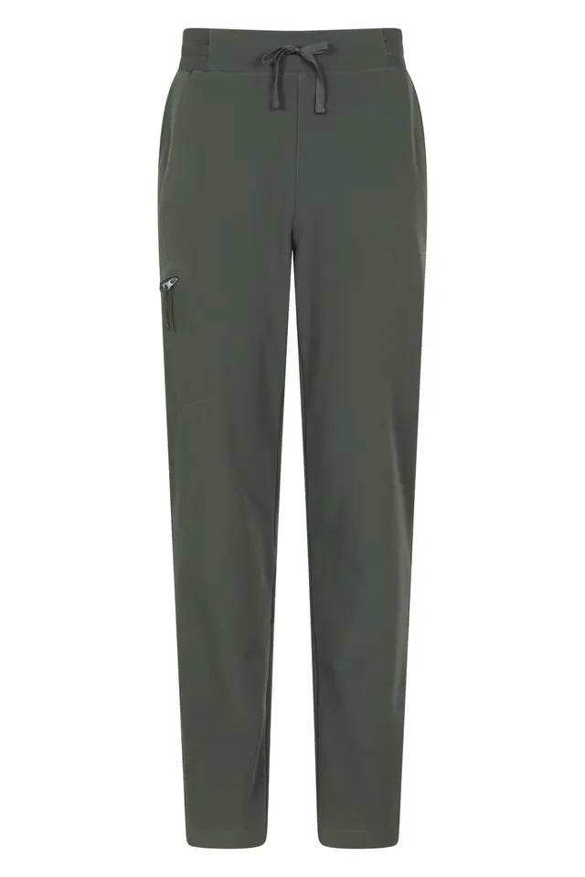 Adventure Water Resistant Womens Trousers - Short Length - Green