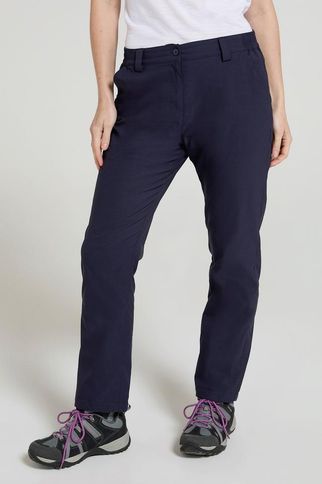 Winter Hiker Stretch Womens Fleece Lined Pants - Navy