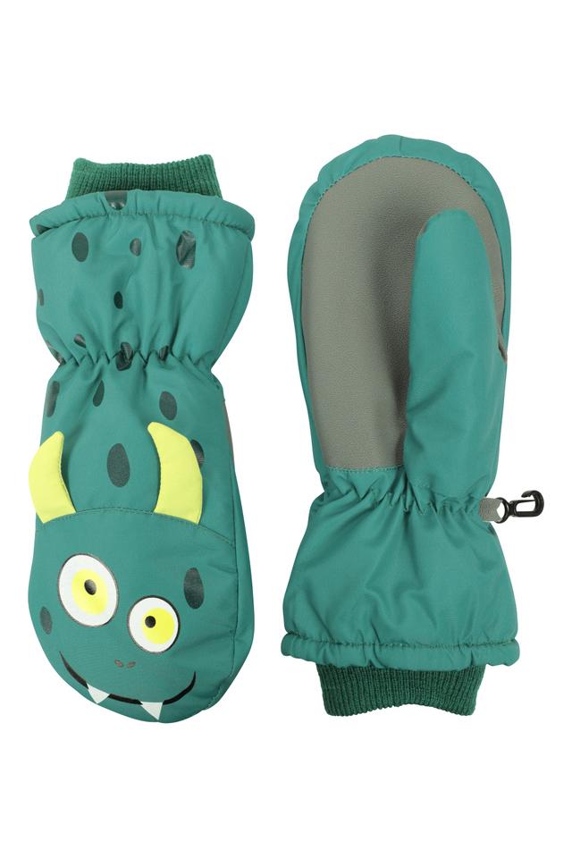 Critter Kids Ski Mittens - Green