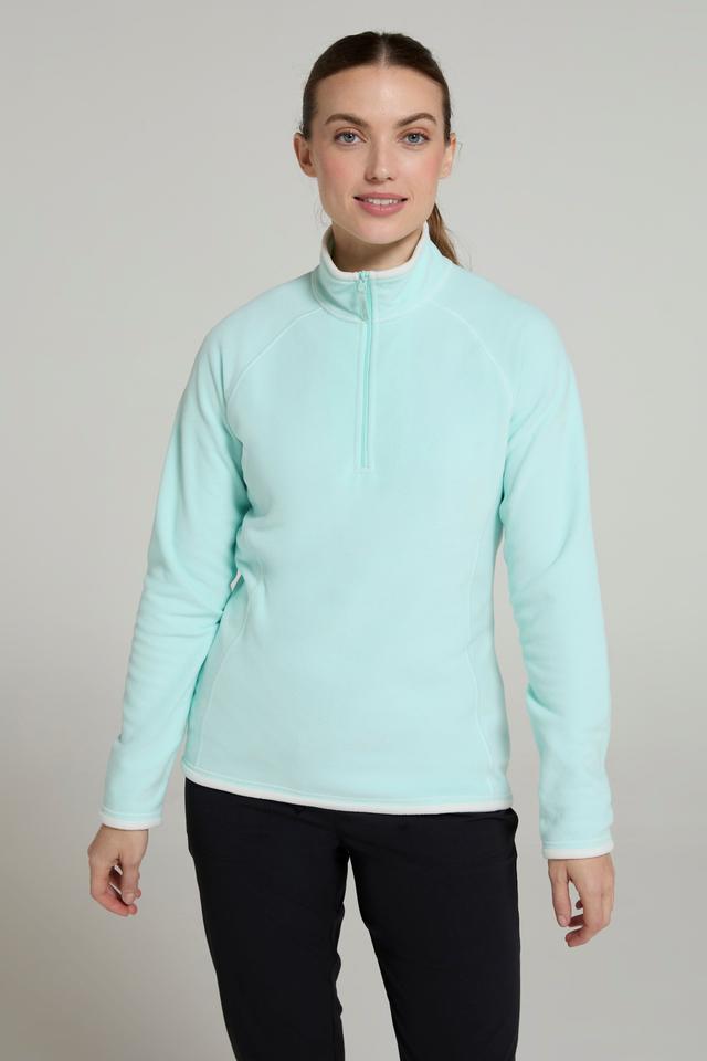 Montana Womens Half-Zip Fleece - Green